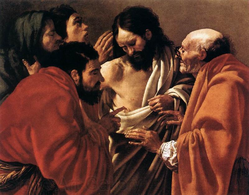 TERBRUGGHEN, Hendrick The Incredulity of Saint Thomas a Germany oil painting art
